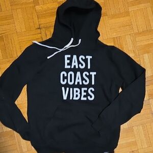 East Coast Vibes Black Hoodie